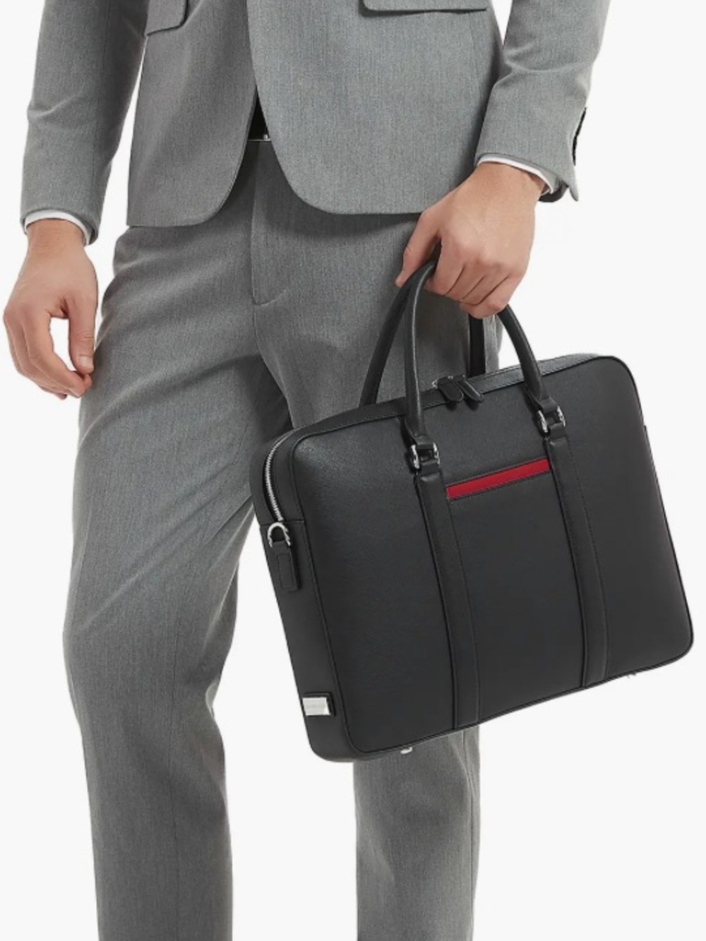 Maverick & CO. Manhattan Deluxe Leather Briefcase